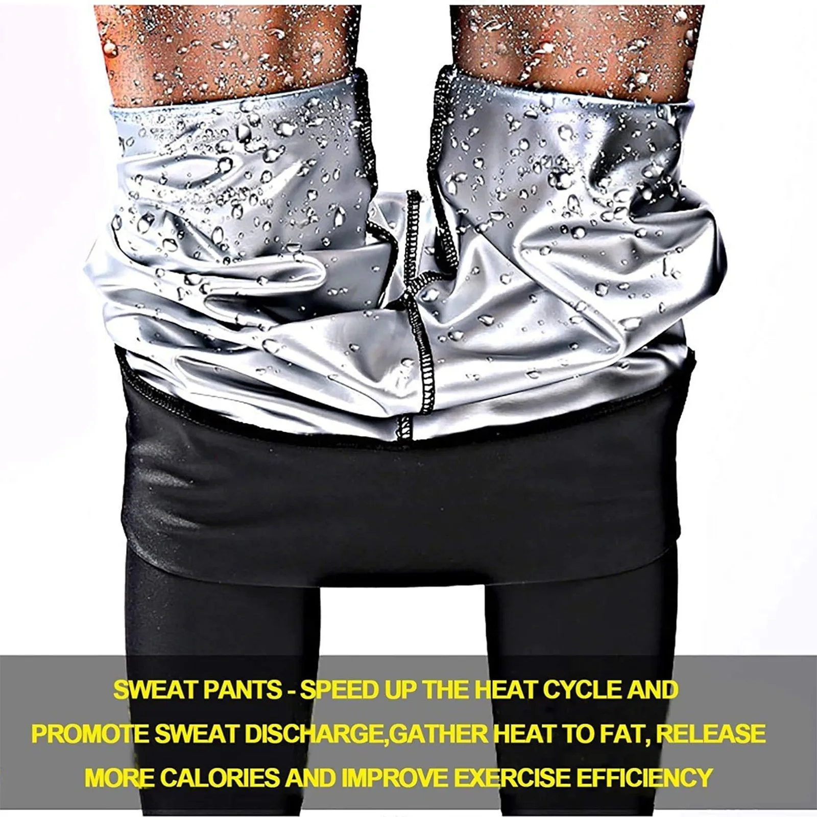 Спортивные штаны для тренировок на талии сауны утягивающие похудения Женский