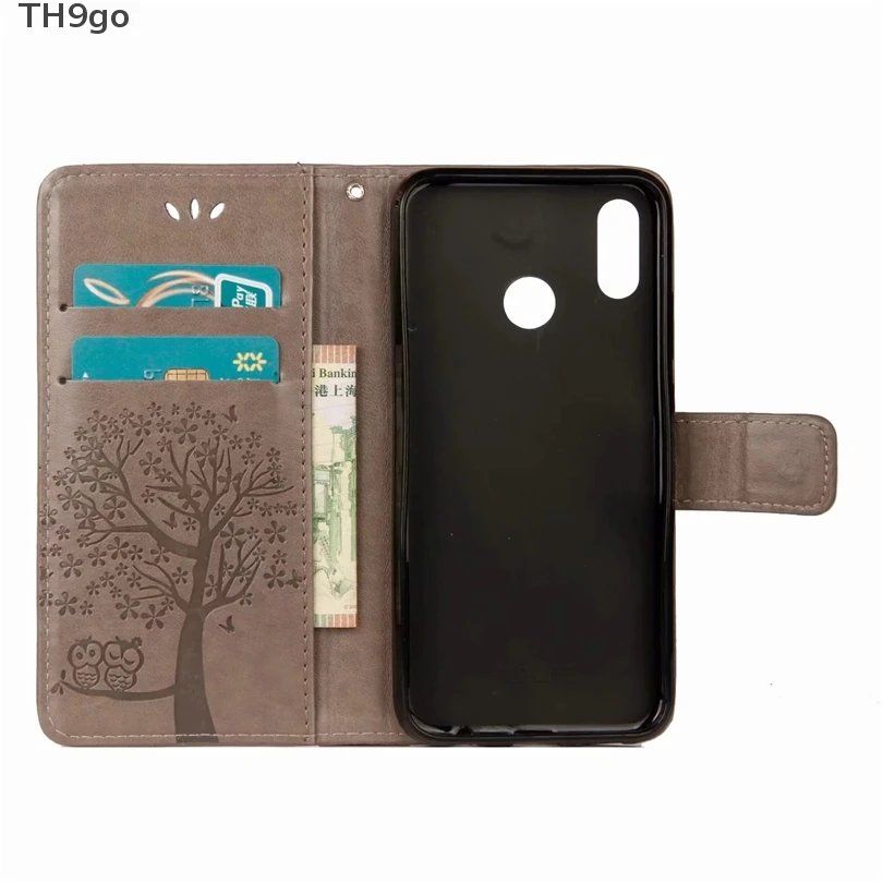 Кожаный чехол книжка с узором для Huawei Nova 3i P Smart P20 P9 Lite бумажник подставкой P8 P10 3e