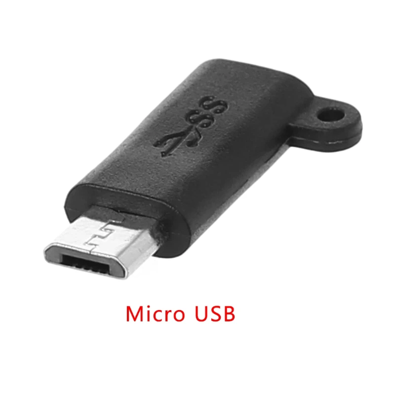 Переходник Micro USB 2.0 Type B (штекер)/USB 3.1 C (гнездо) для зарядки и передачи данных 27RA |