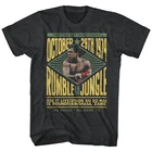 Футболка с изображением Мохаммеда Али и цитатой а-ля 60ые Rumble In The Jungle 29 октября 1974 для мужчин футболка Модная хлопковая футболка