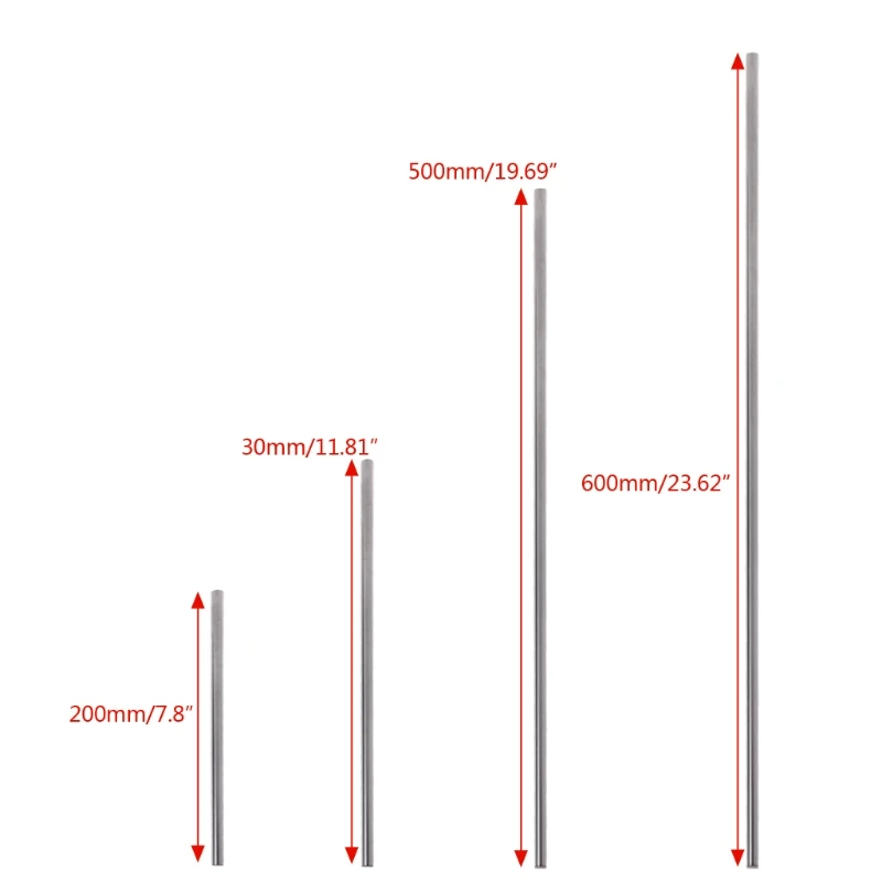 

Optical Axis OD 8mm Cylinder Liner Rail Linear Shaft Chrome For 3D Printer CNC