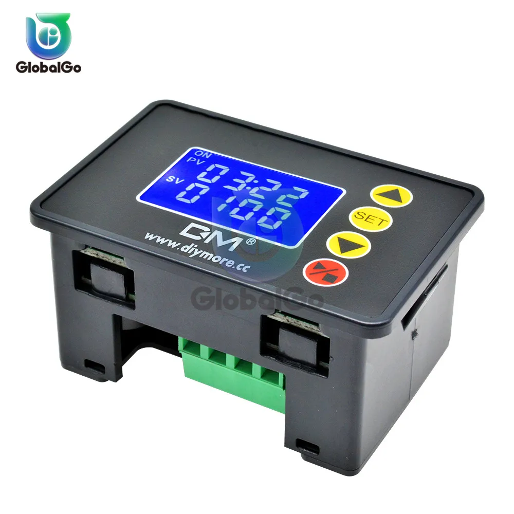 Релейный модуль с задержкой времени цикла 12 В 24 постоянного тока 110 переменного 220