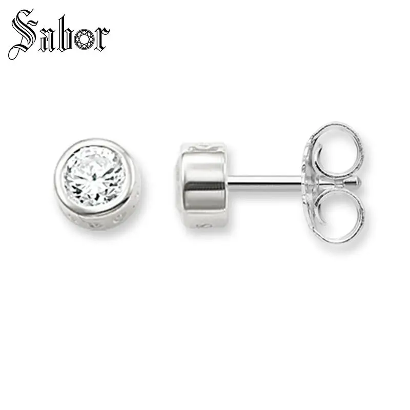 Круглые серьги гвоздики с кристаллами новинка 2020 Модная бижутерия для вечеринки