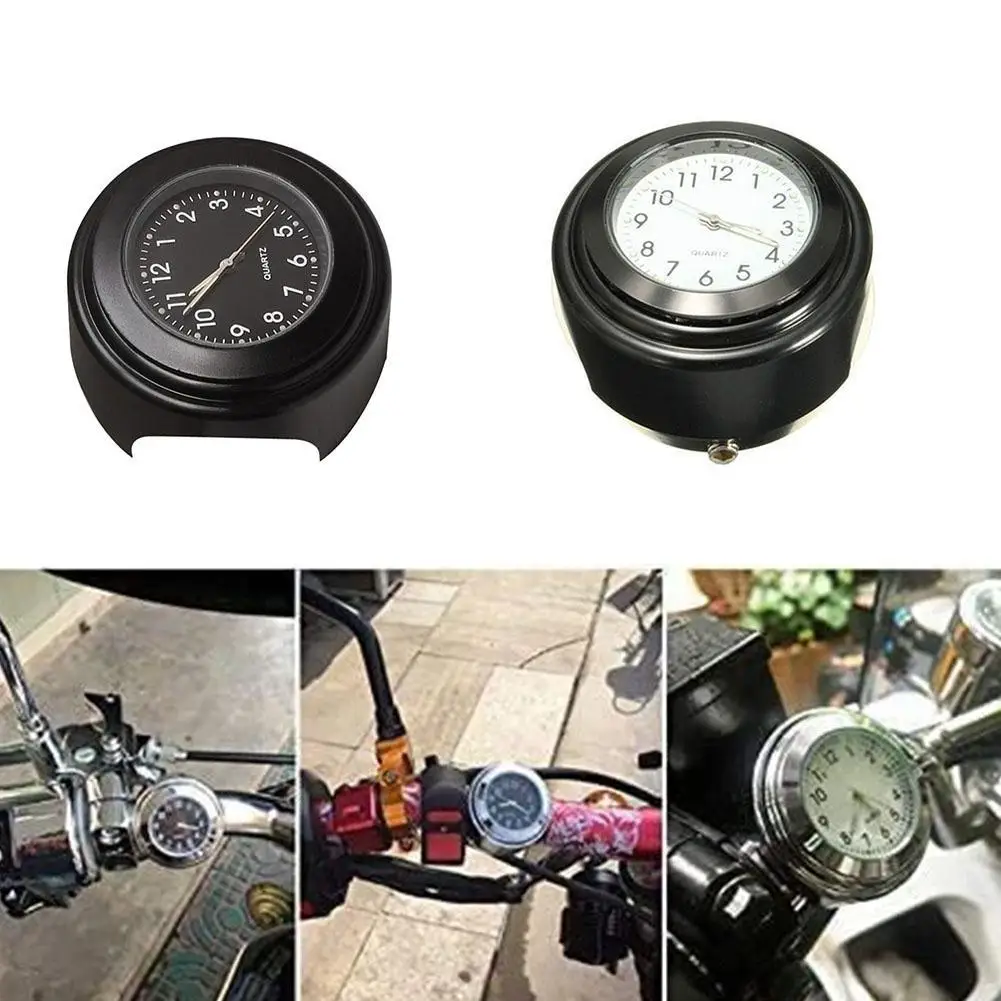 

Handlebar Clock On Board Clock Waterproof Motorcycle Quartz G0S6 Luminous Multi-Functional Durable Classic Watch Practical Z2B1