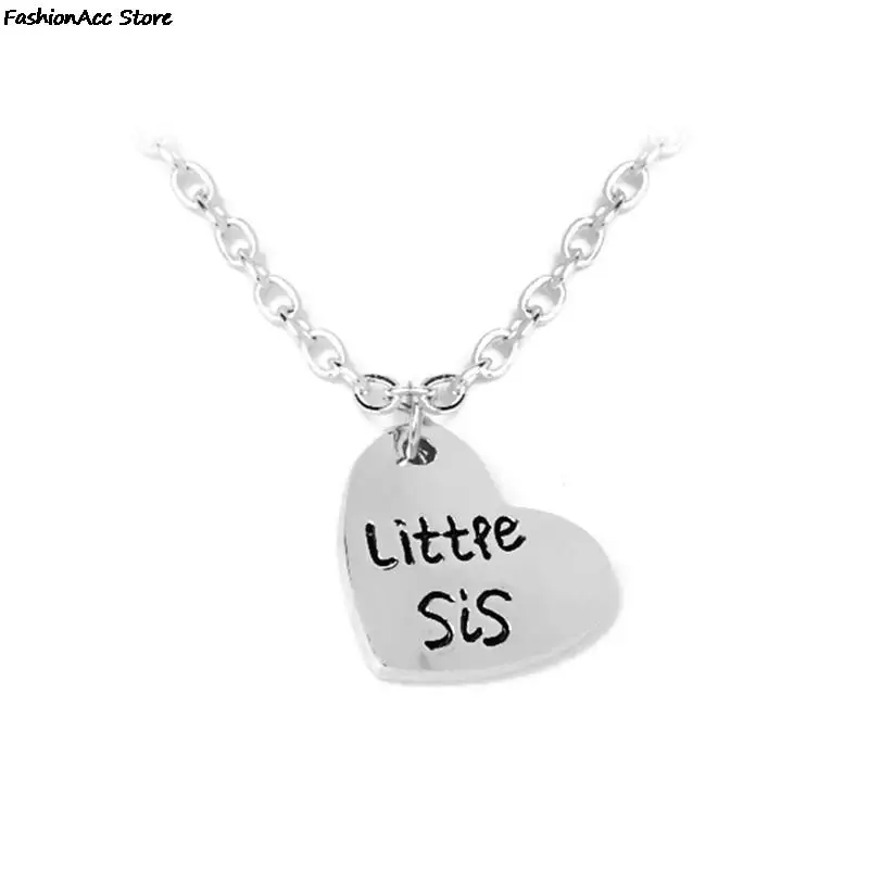 Модные ювелирные изделия подарок сестренка ожерелье в виде сердца s