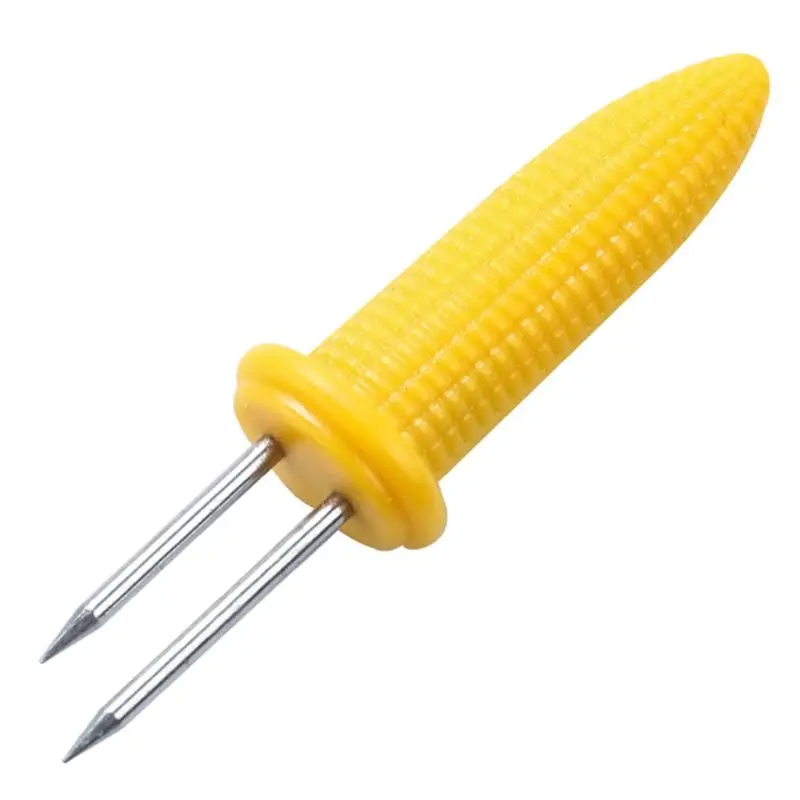 Creative Corn Cob Holders BBQ Grill Prongs Grips Forks Party Food Skewers Hot Dog Meat Kitchen Tool Outdoor Barbecue Accessory | Дом и сад