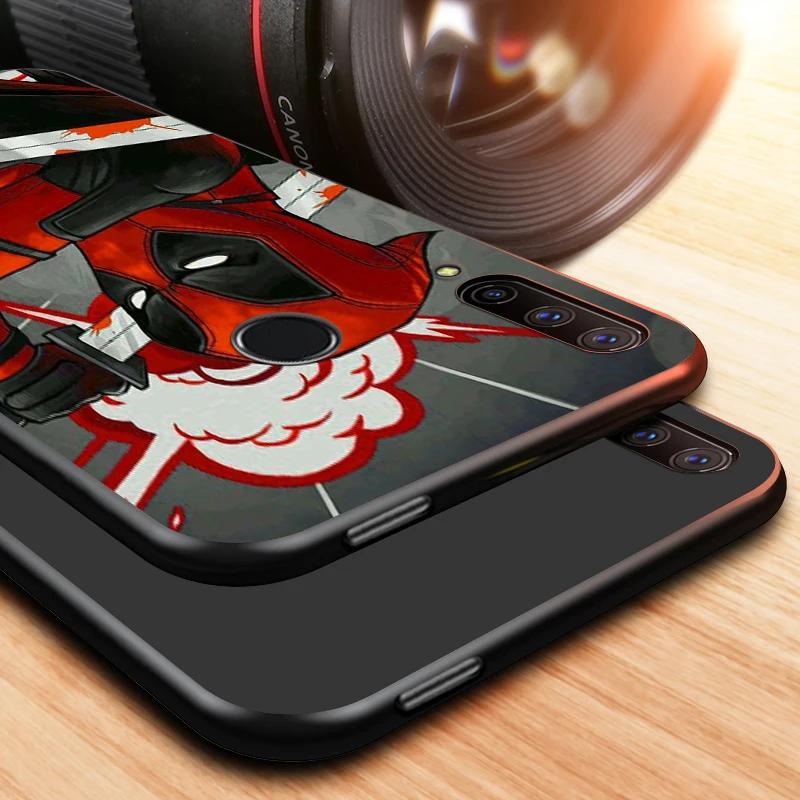 

Hot Marvel Deadpool Art Soft TPU For Huawei Honor V30 30 X10 30i 10X 30S 20S View 20 V20 Pro Plus Lite RU Black Phone Case