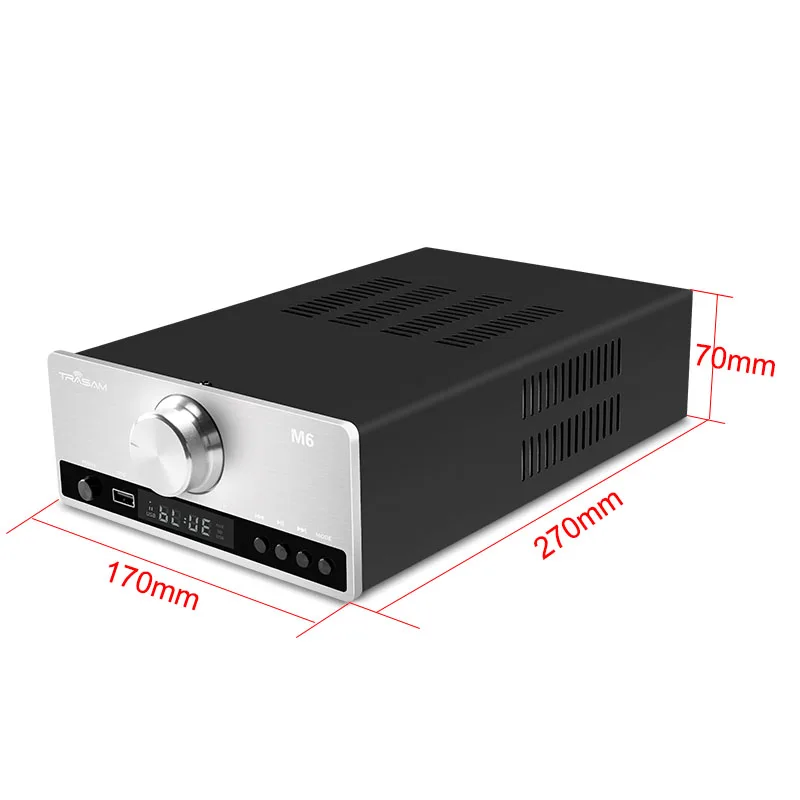 

M6 Desktop Bluetooth 4.2 Amplifier HiFi 2.1 Home Amplifier 100W USB Fiber coaxial T0601