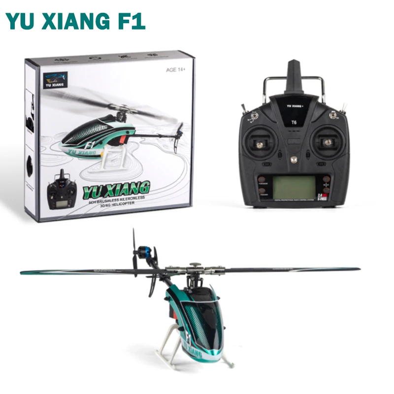 

YU XIANG F1 RC Airplane 2.4G 6CH Rotor Helicopter with 6G Self-stabilized Flight Mode and 3D Stunt - RTF
