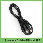 Видеокабель S 4 Pin штекер-штекер для подключения телевизора S-video кабель для проектора VCR DVD Бесплатная доставка