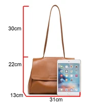 Ansloth New Fashion Shoulder Bags For Women Luxury Designer Female Soft PU Leather Handbags Leisure Satchels Bags Ladies HPS1044