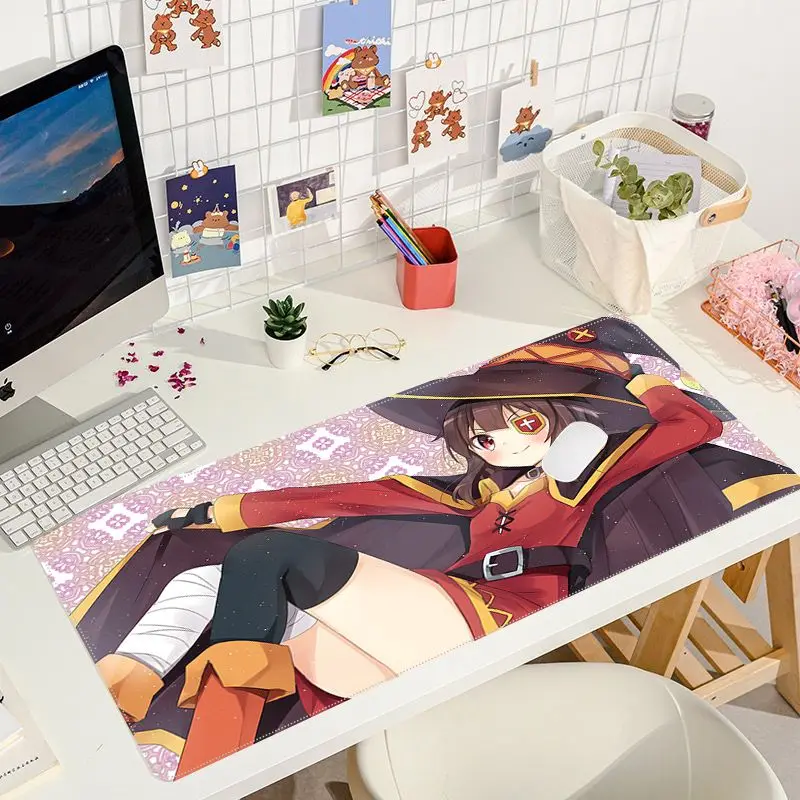

YNDFCNB Megumin Anime Girls PC Gaming Player desk laptop Mouse Mat Size for Deak Mat for overwatch/cs go/world of warcraft