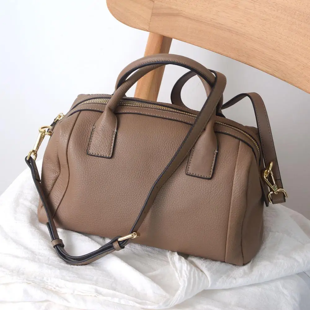 

2021 New Women's Leather One-shoulder Handbag Hobo Bag Boston Bag Designer Top Soft Cowhide Bolsas Crossbody Bags For Women