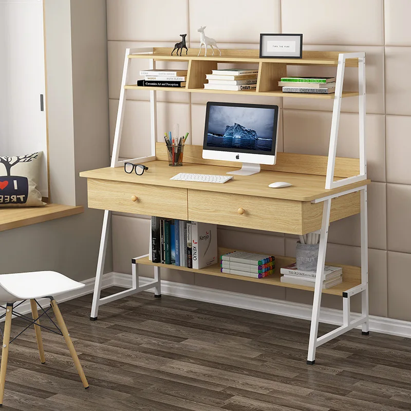 Настольный компьютер стол простой современный Спальня Дома книжная полка