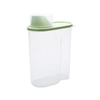 pp food storage box plastic clear container set with dried tank jars pour lids kitchen grains storage bottles 1 9l 2 5l l6c6