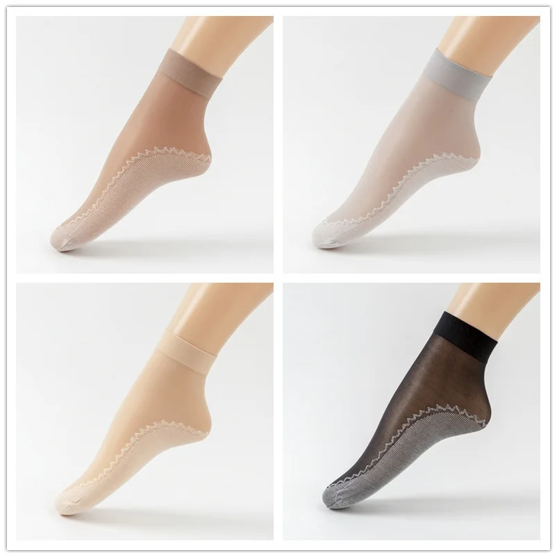 calcetines SOCKS women skarpetki damskie Elastic Anti-slip Resistant in Tube socks Bottom Cotton Silk 2020 Spring Summer | Женская