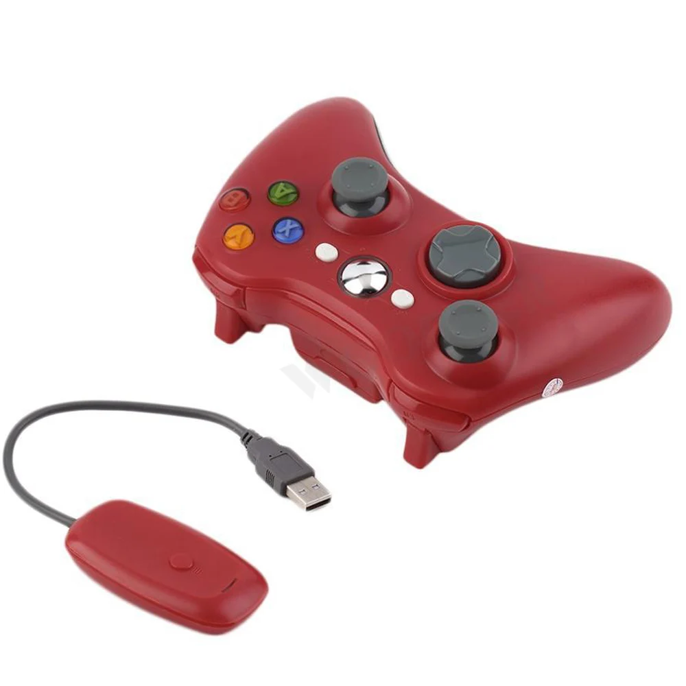 Беспроводной джойстик 2 4G для Xbox 360 контроллер Microsoft геймпад с приемником