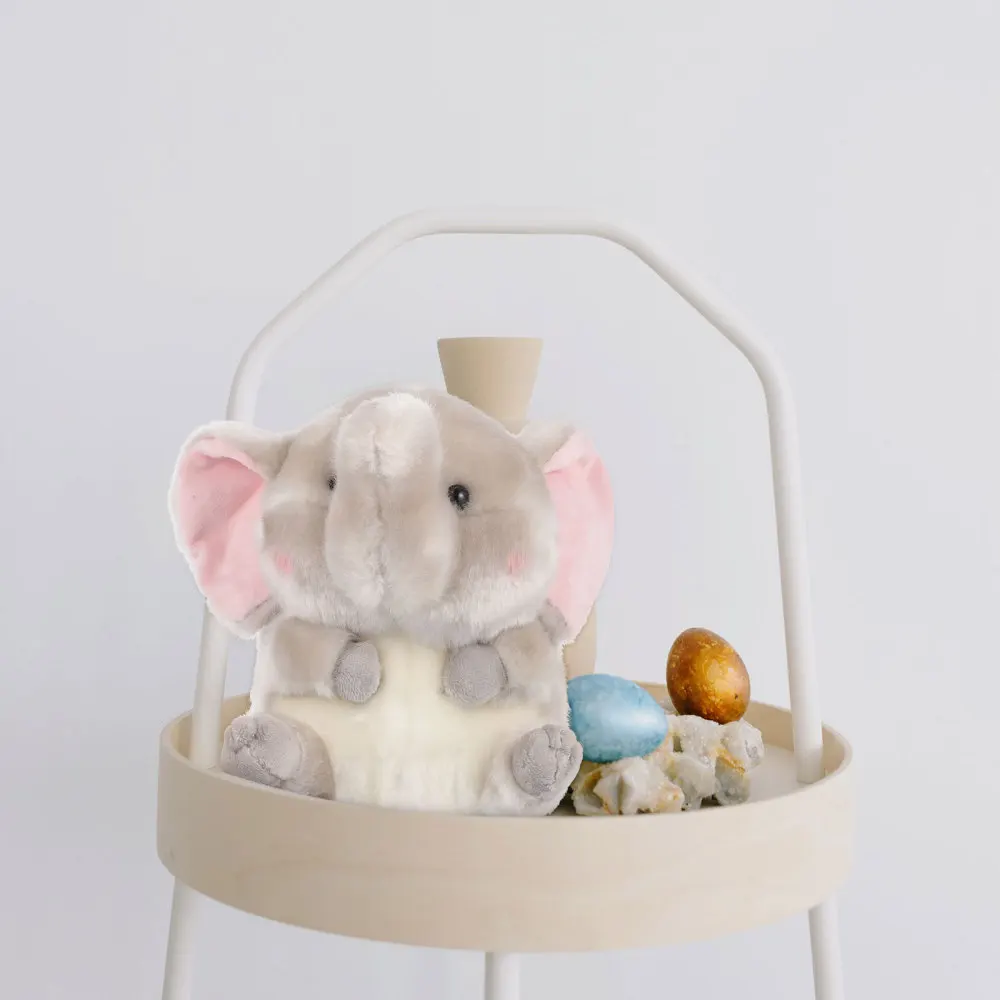 

1pc Plush Elephant Doll Stuffed Animal Figurine Creative Cartoon Doll