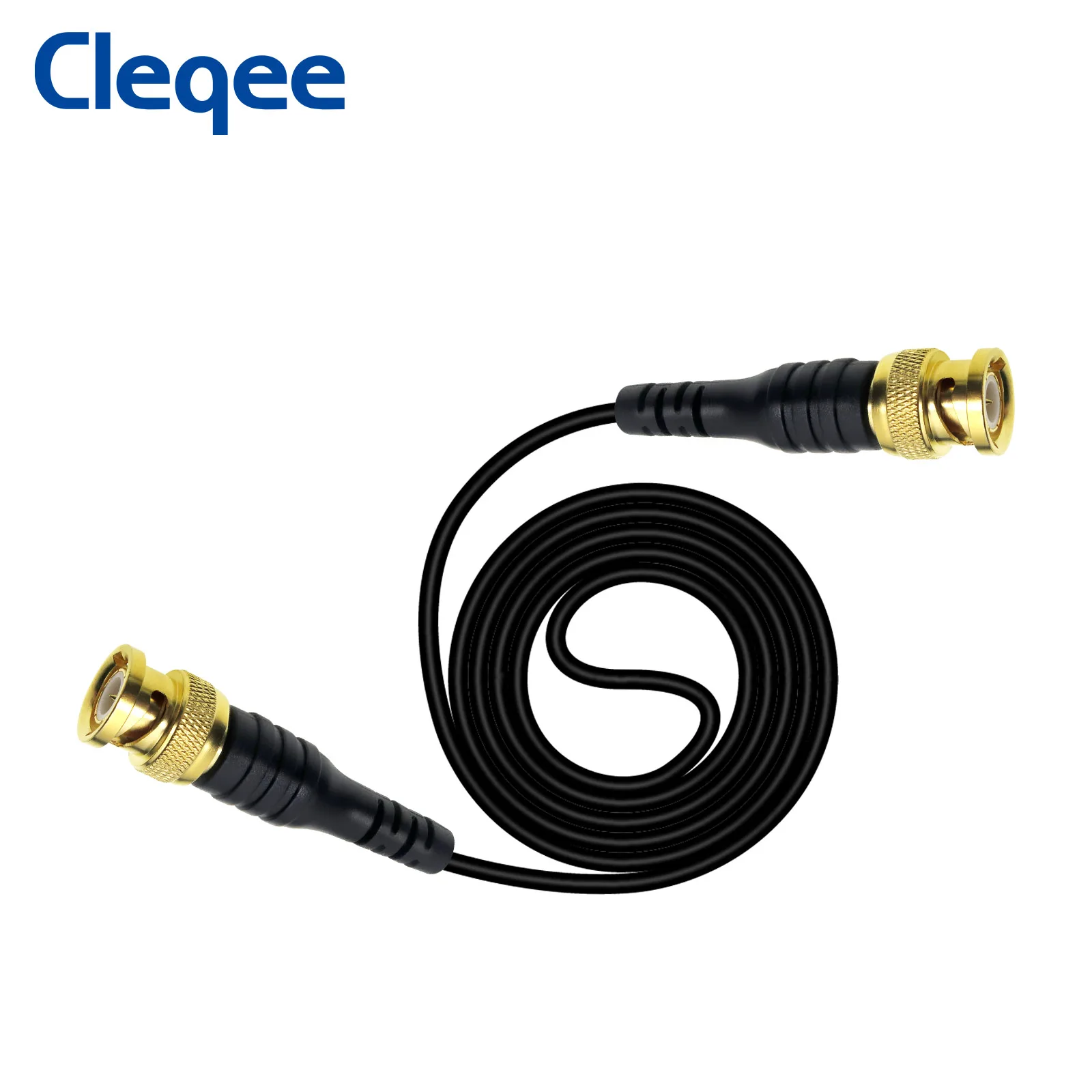 Cleqee P1062 позолоченная Чистая медь BNC штепсельная вилка к штепсельной вилке