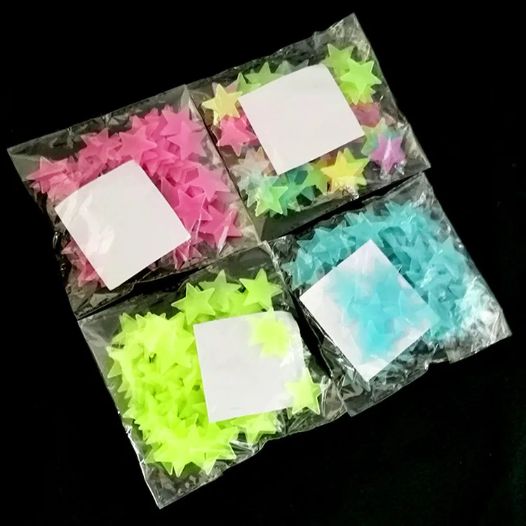 100 шт./компл. Звезда Ночной Светильник паста световой ТВ декоративная живопись