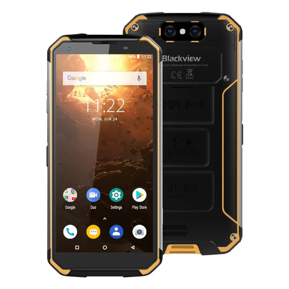 Смартфон Blackview BV9500 plus p70 восемь ядер 5 7 дюймовый 18:9 FHD экран IP68 водонепроницаемый