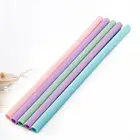 Портативная многоразовая силиконовая трубочка для сока, напитков