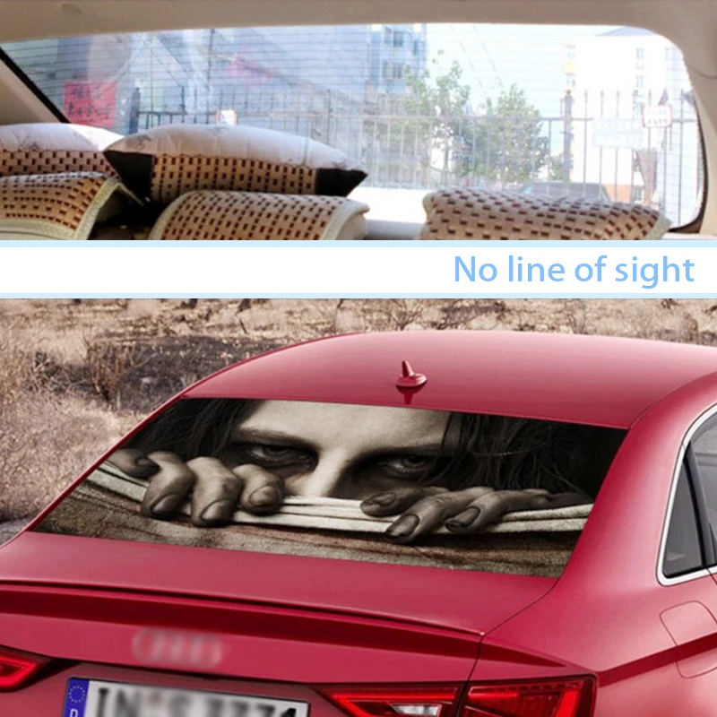 Автомобильное заднее стекло лобовое 3D наклейки светоотражающие Аксессуары для