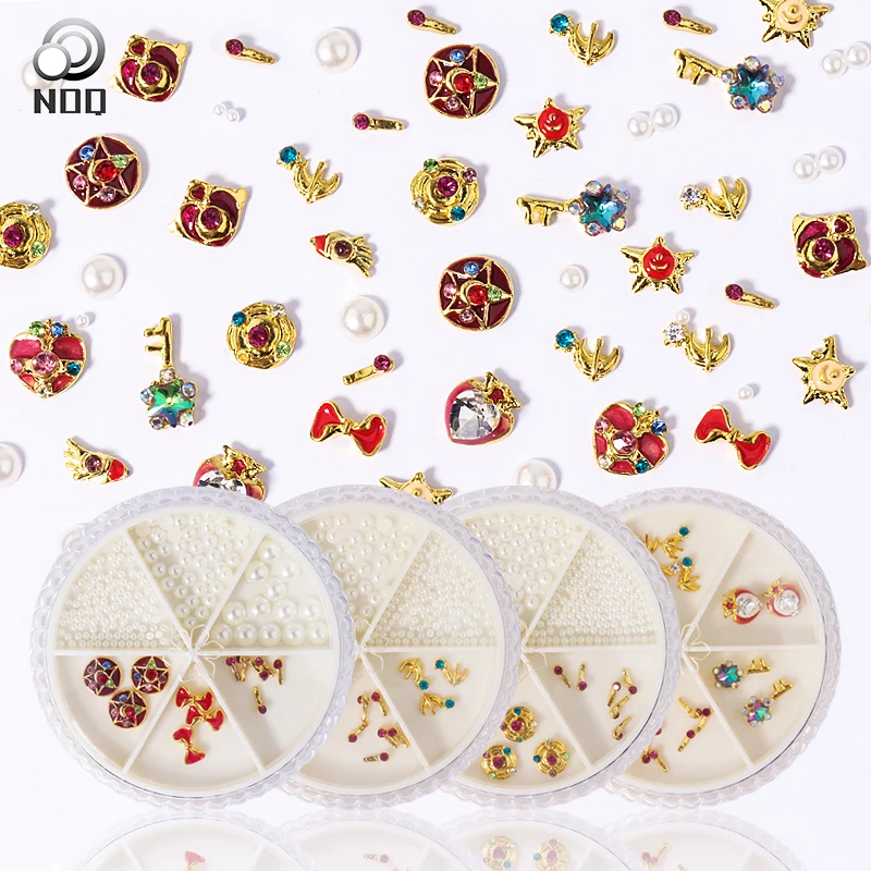 Матросские аксессуары в стиле Сейлор Мун 100 шт. украшения для дизайна ногтей