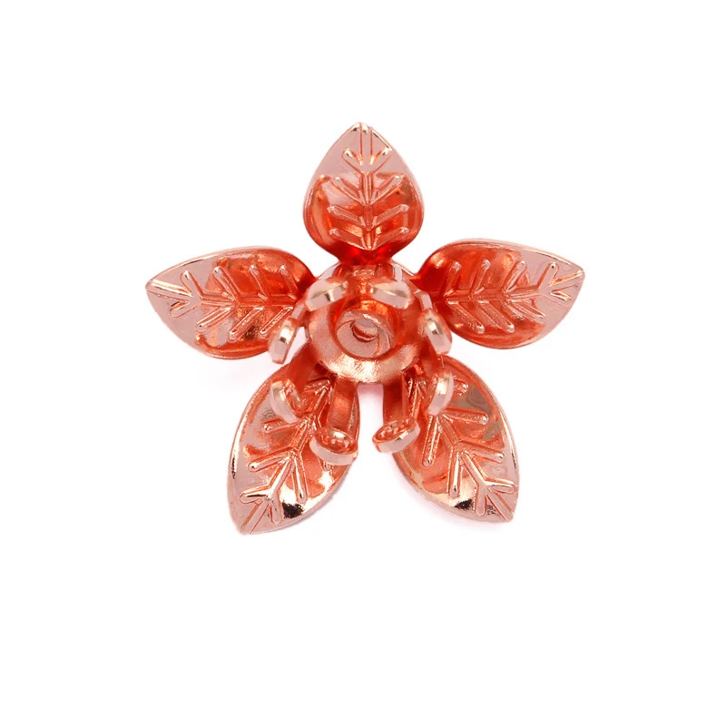 20 шт. 12x7 мм винтажные медные цветы пустая настройка филигранные обертывания