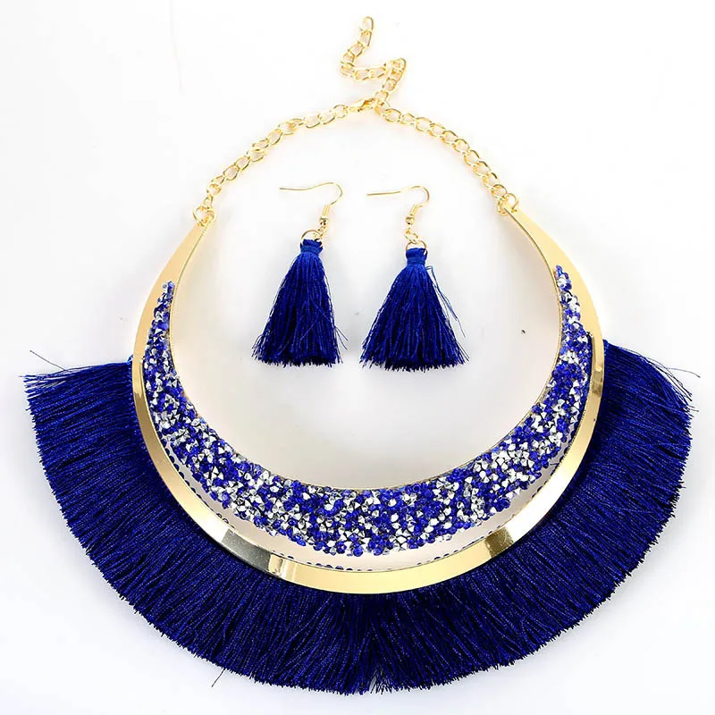 Женское колье с крупным лучом LZHLQ Шейная цепочка бусинами женское ювелирное