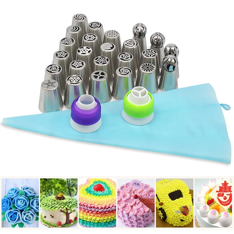 Русский кондитерский наконечник глазурь мешки для пирожных украшения