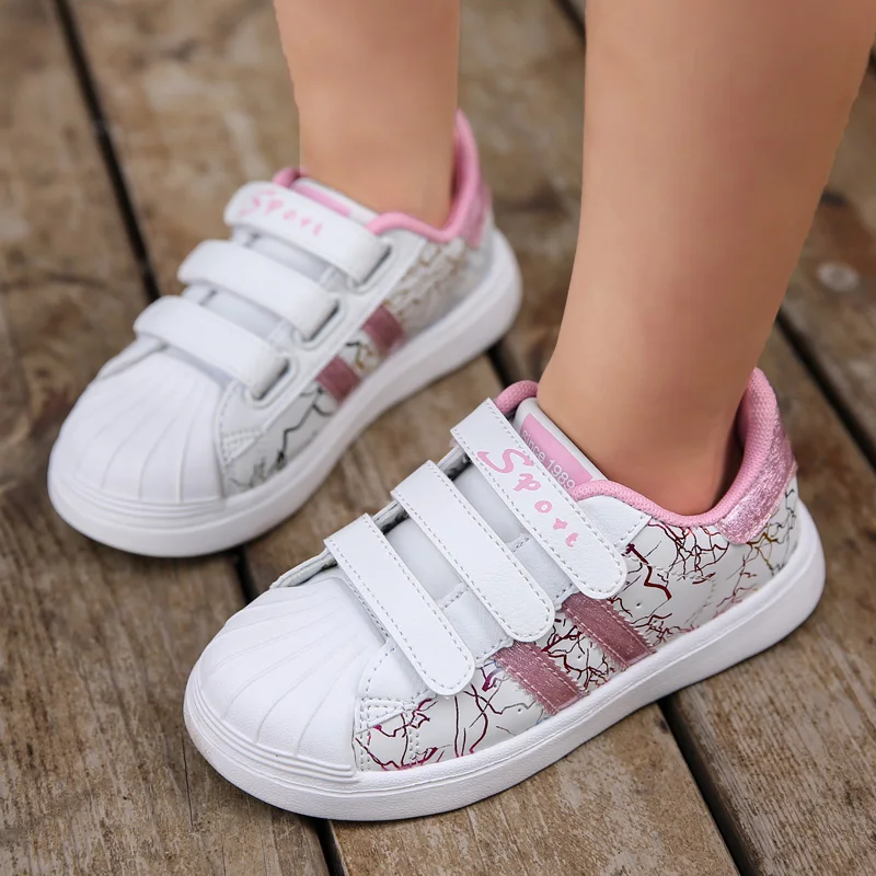 

Fashion Kids Shoes Children Shell Head Sneakers Anti-collision Boys Girls Trainers Wear-resistant Child Toddler Boy Shoes