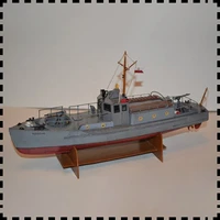 150 scale polish kaszub motorcycle patrol boat diy paper model kit puzzles handmade toy diy