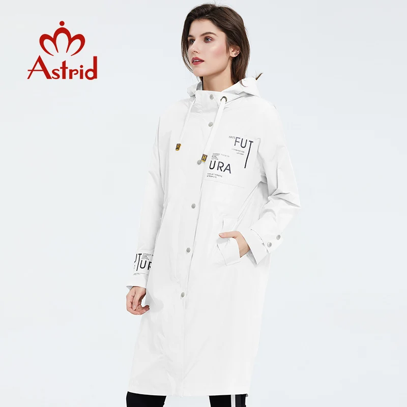 Astrid 2020 Новое поступление весенний Молодежный модный длинный плащ высокое