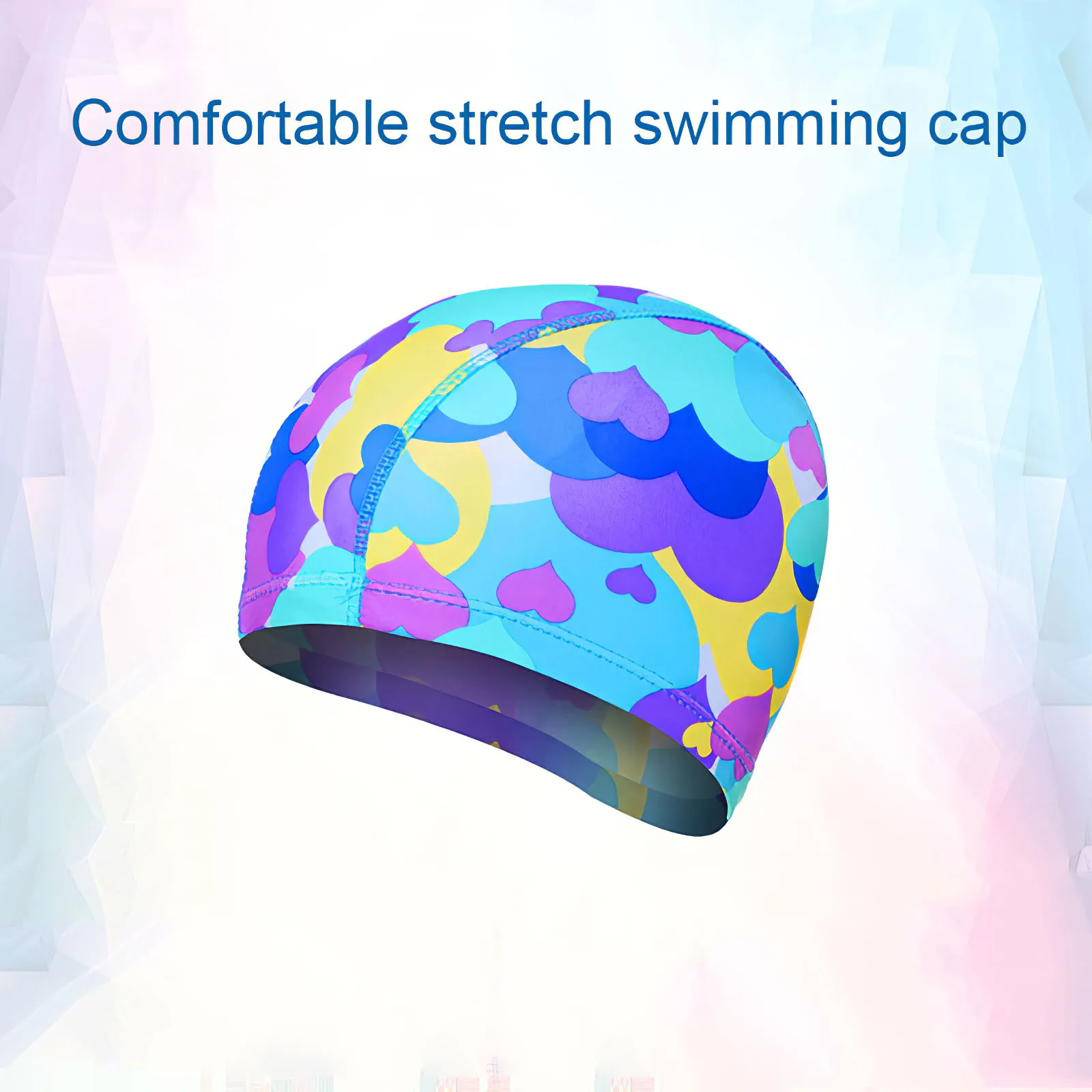 

Swimming Cap Adults Men/Women High Elastic Waterproof PU Fabric Protect Ears Long Hair Sports Swim Pool Hat Swimming Accessories