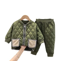 new autumn baby girls fashion clothes children boys jacket pants 2pcsset winter infant kids tracksuits toddler casual costume