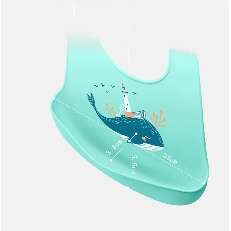 Регулируемые водонепроницаемые силиконовые нагрудники для малышей одежда