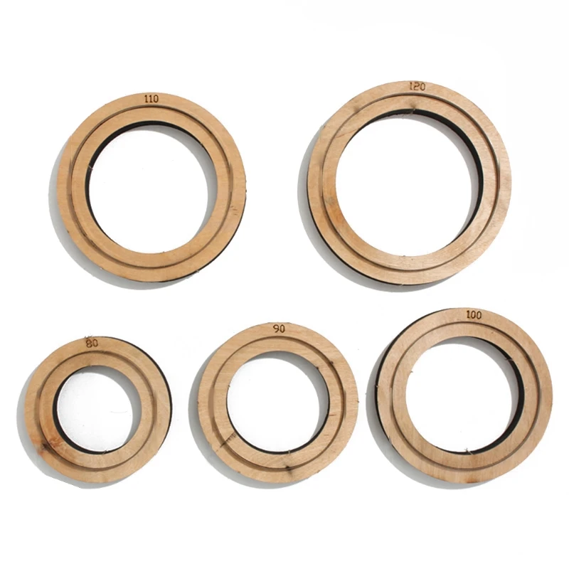 

5 PCS Leather Cutting Die Circle Cutter Mould DIY Craft Embossing Punch Tools