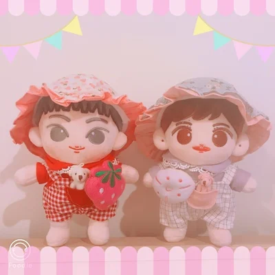 [MYKPOP] Одежда и аксессуары для кукол KPOP: комплект из блузки комбинезона 15 см