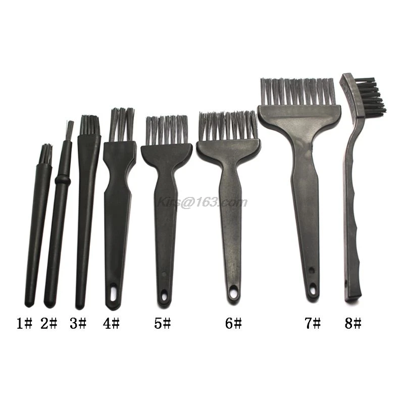 8Pcs Anti-Static Brush Esd Safe Nylon Cleaning Set for Mobile Phone Tablet Pcb Bga Repair Work | Компьютеры и офис