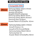 20 мм/22 мм Плетеный соло петля для Amazfit GTS 2/2e/GTS2 Mini/GTR 42 мм 47 мм/GTR2/2e/stratos 2/3 браслет часы Amazfit ремешок Bip