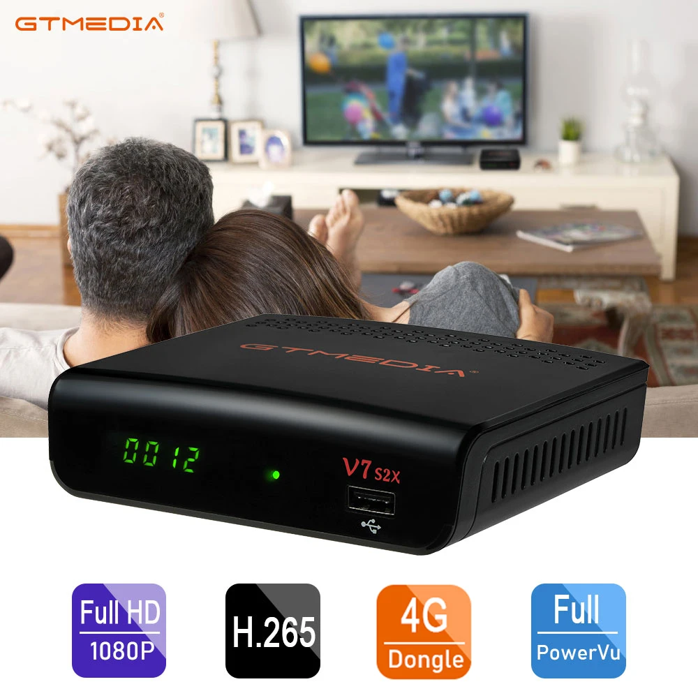 FTA 1080P Gtmedia v7 s2x женский спутниковый ресивер с usb wifi gtmedia v7s2x цифровой обновление Freesat