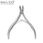 Ножницы NAILCO для кутикулы, инструменты для маникюра, приемник для кутикулы, ножницы для ногтей