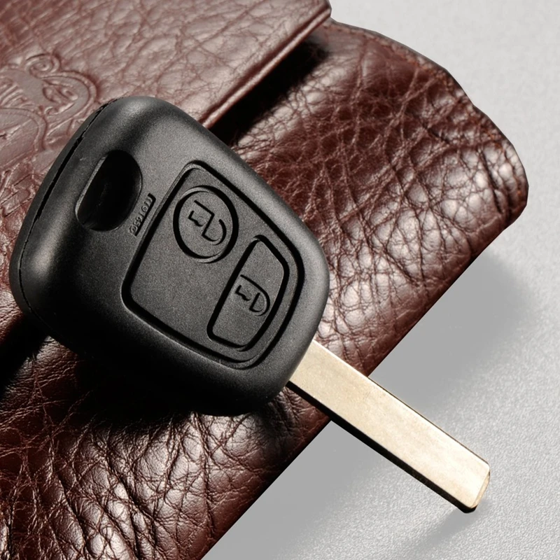 Оболочка ключ плап для дистанционного автомобиля Peugeot 207 307 407 107 SW 308 2 fob кнопки