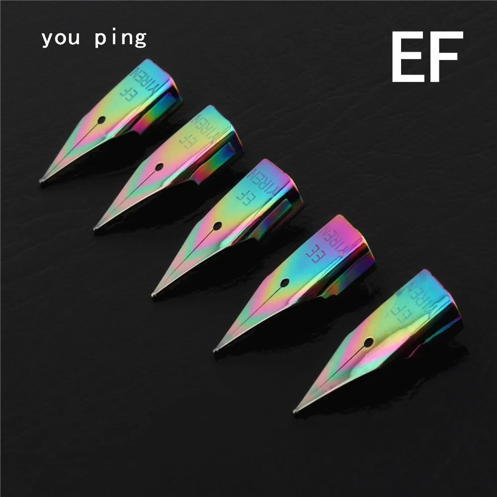 Высококачественная 5 шт. перьевая ручка цветное перо EF универсальная другая вы