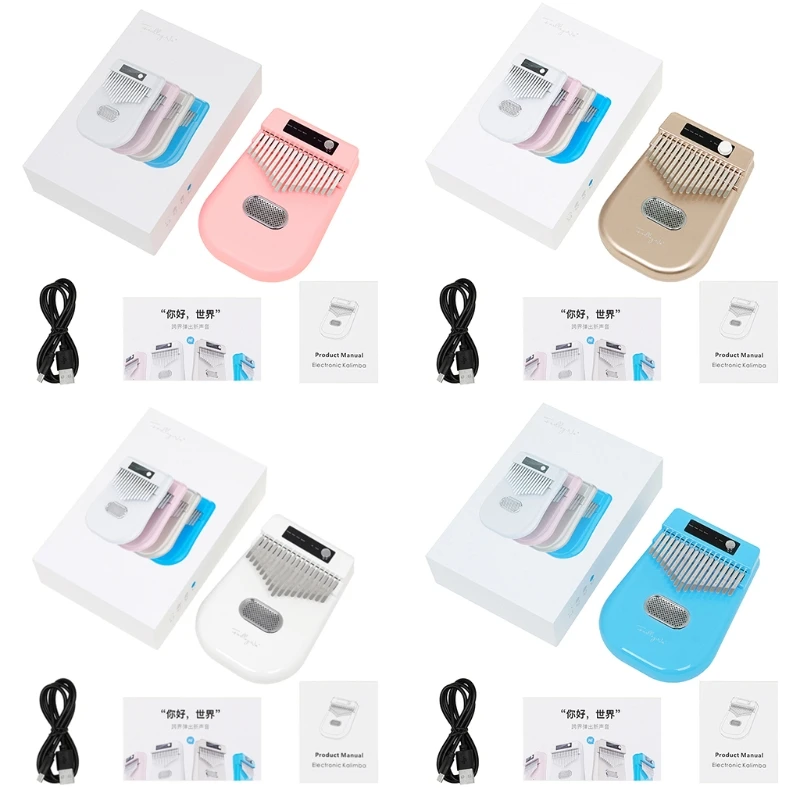 

270C Kalimba Thumb Piano 17 key,Tuning Hammer & Manual Musical Instrument