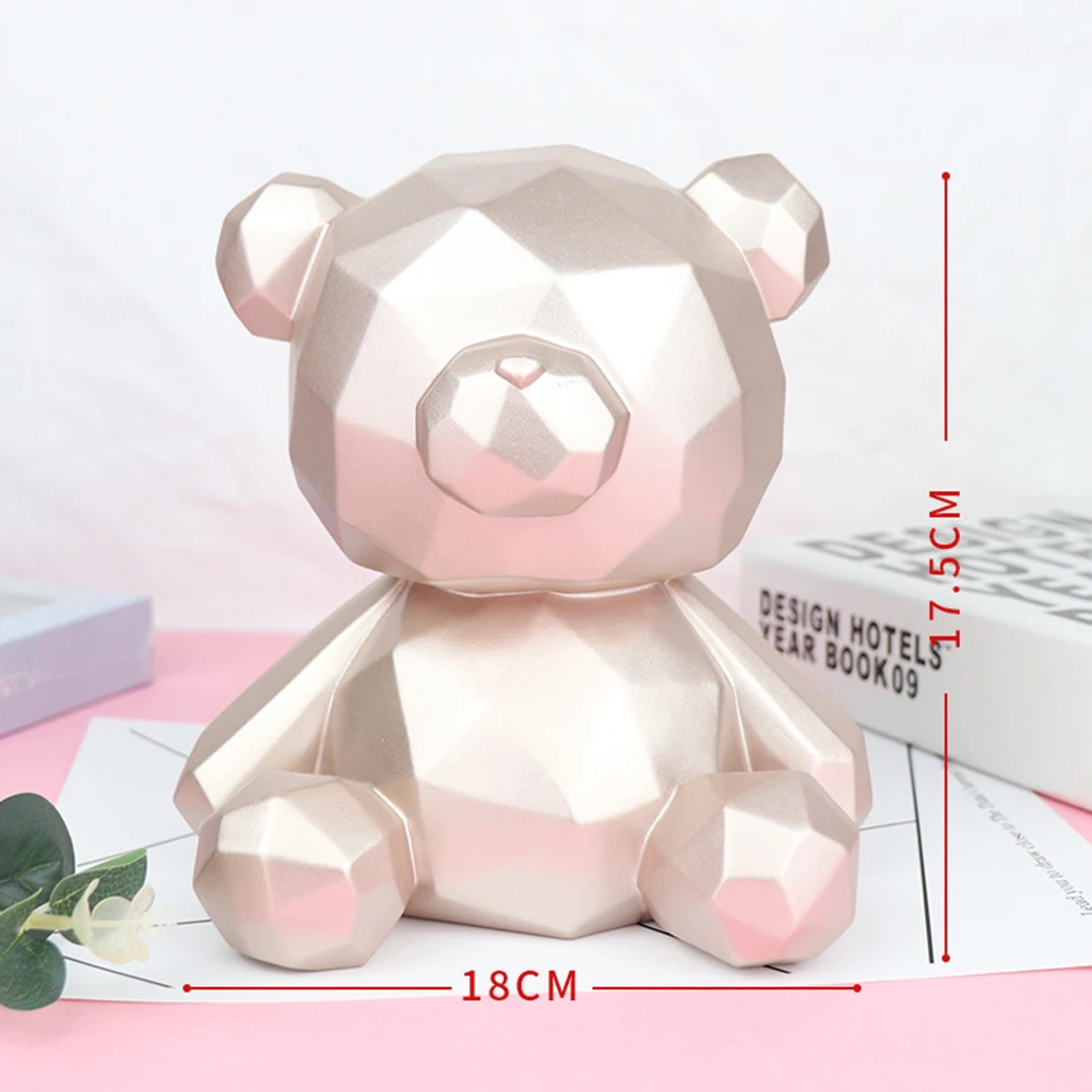 Носки с рисунком медведя из мультика свинья-копилка для монет деньги коробки