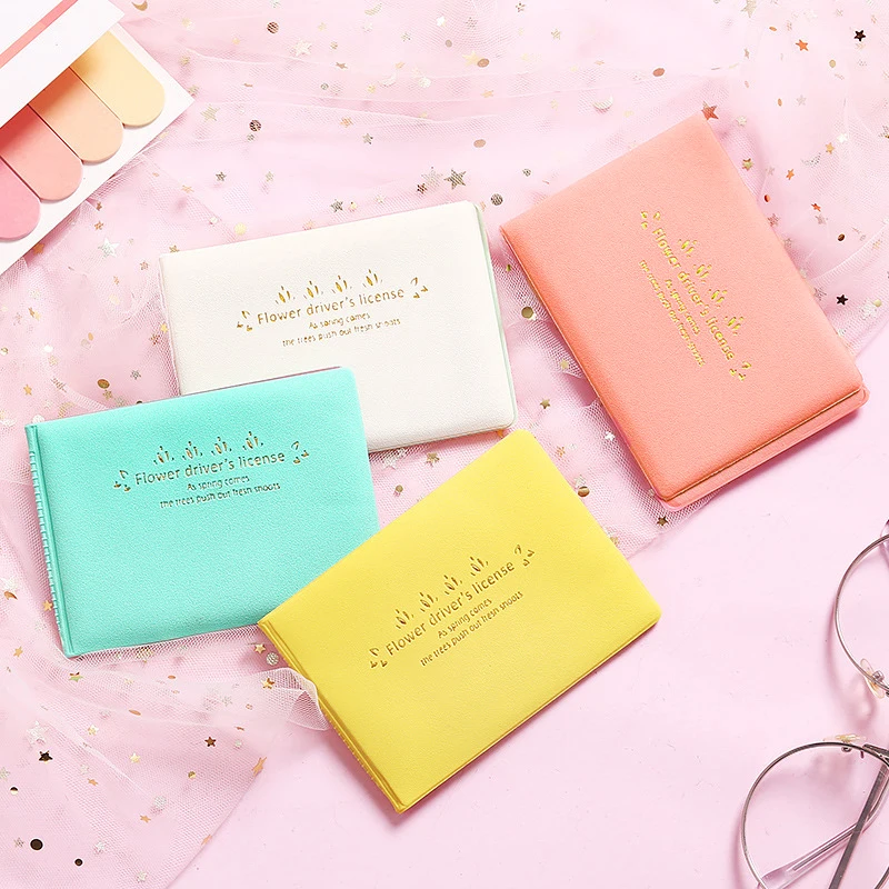 Новинка Модная Сумка Для водительских прав карамельных цветов Удобный чехол из