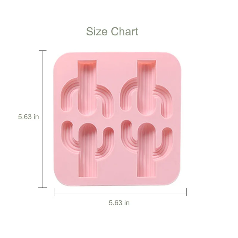 Новинка форма для ледяных кубиков с рисунком кактуса поднос фруктов аксессуары