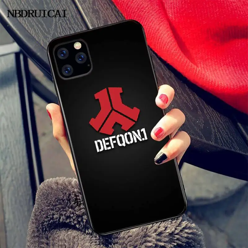 

NBDRUICAI Defqon.1 Festival Soft Silicone Black Phone Case for iPhone 11 pro XS MAX 8 7 6 6S Plus X 5S SE XR